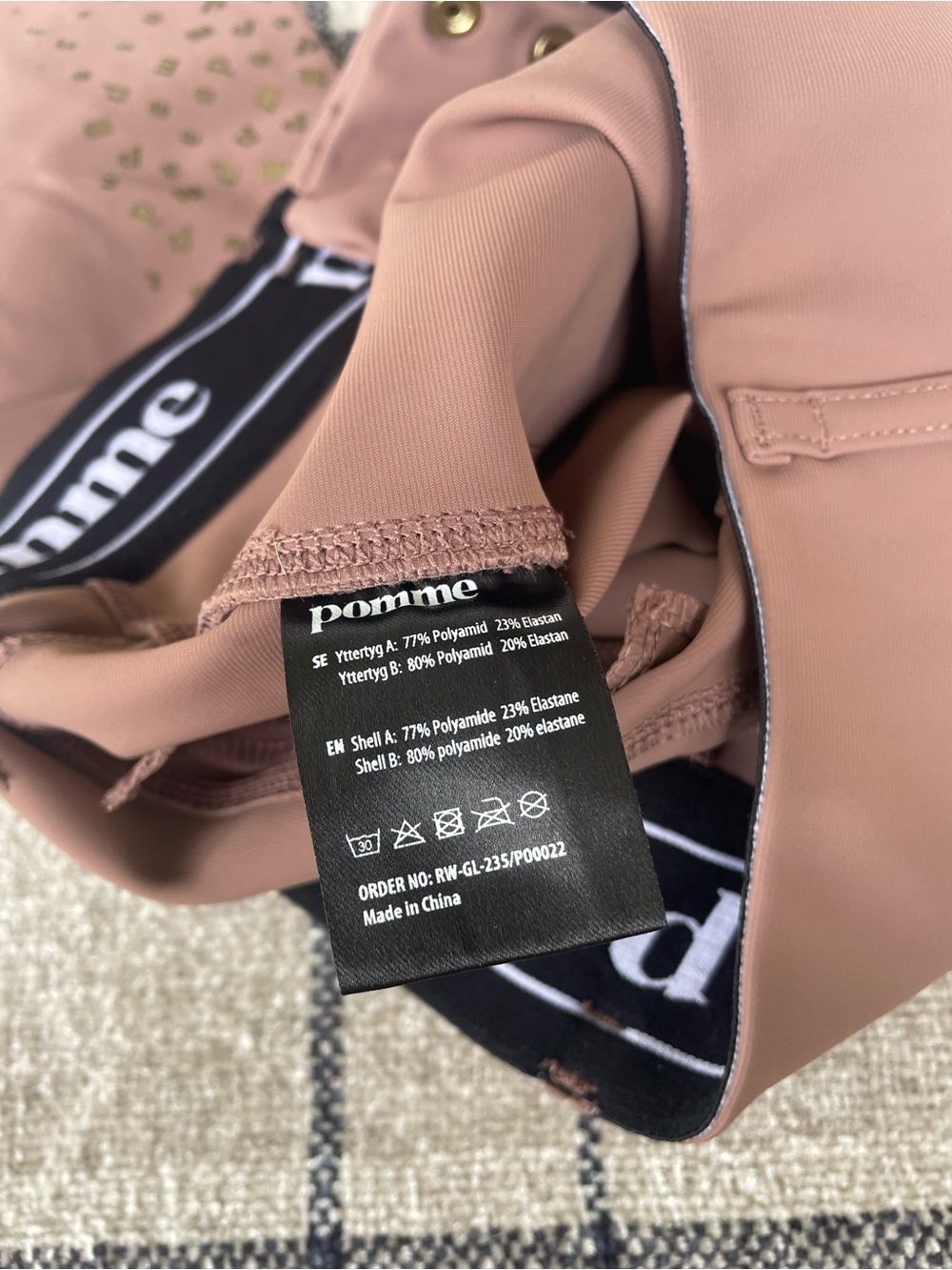 Pomme Equestrian “Nellie Bling” Full Seat Breeches S/26 - Picture 3 of 6